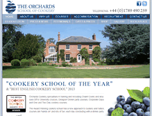 Tablet Screenshot of orchardscookery.co.uk